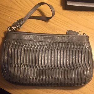 COACH Wristlet in Gray